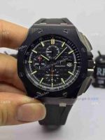 Fake Audemars Piguet Watch Swiss 3126 Black The carbon fiber Black Rubber